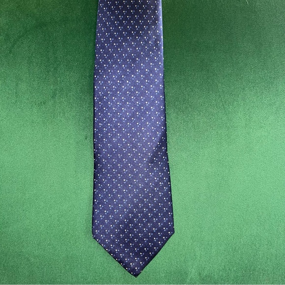 Blue Pure Silk Vintage Dunhuang Neck Tie - Picture 2 of 4